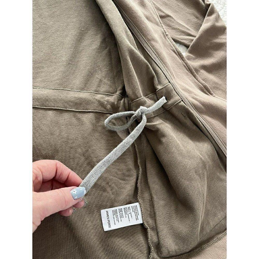 James Perse Green Amo Shawl Collar Open Front Jacket Blazer Size 0 or US XS NWT - Picture 10 of 12